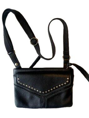 The Sak Novato Belt or Crossbody Bag Black Leather